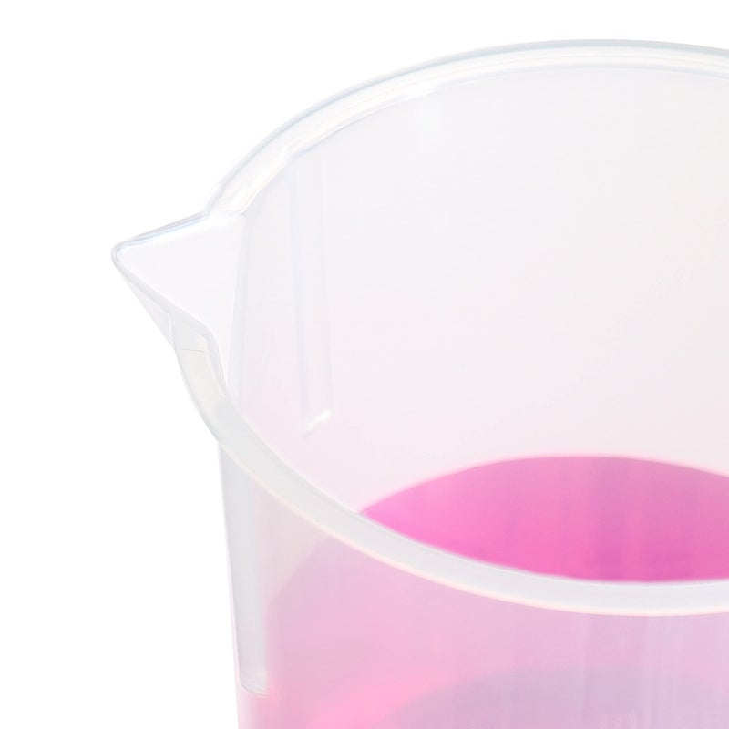 Labvida 6pcs of Stackable Plastic Beakers, Vol.250ml, PP Material, with Molded Graduation, LVB002 - Image 4